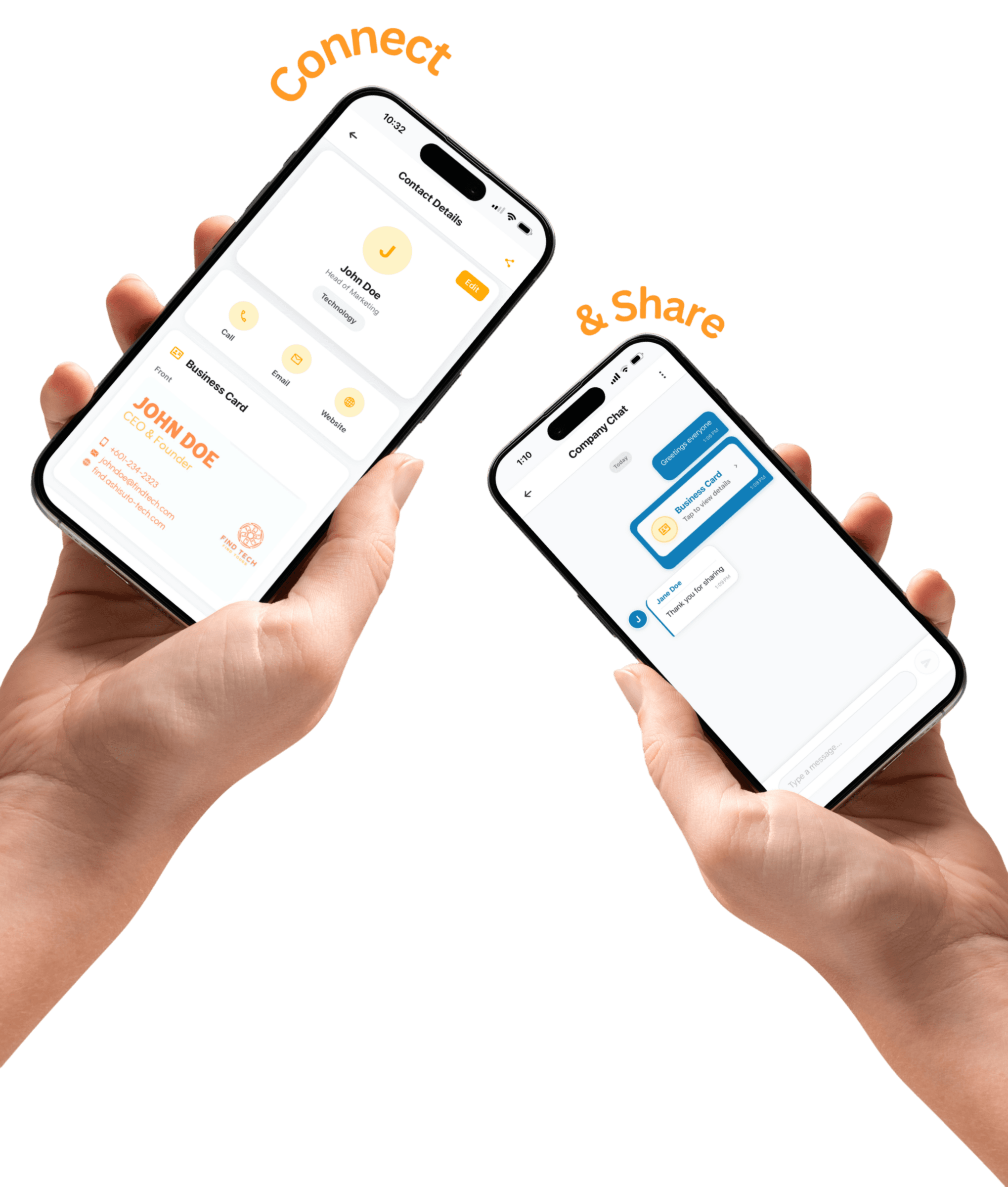 FIND Mobile App - Connect & Share