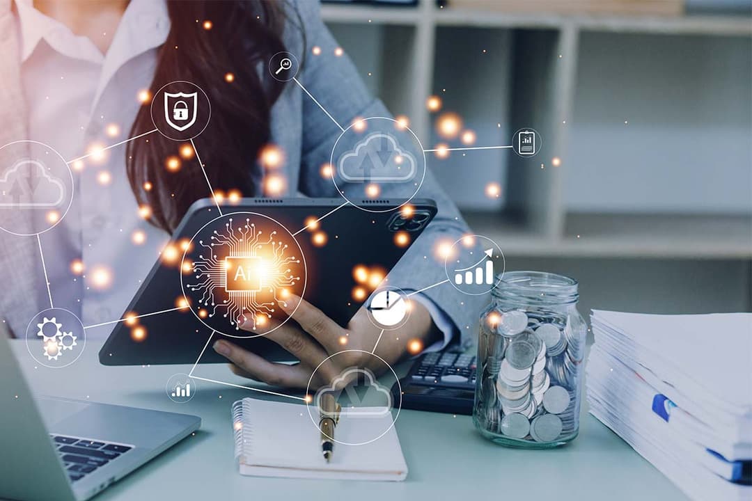 AI Data Prediction & Optimization illustration