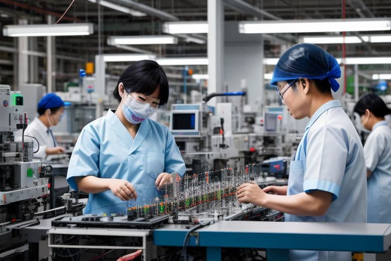 Business Operation & Manufacturing illustration