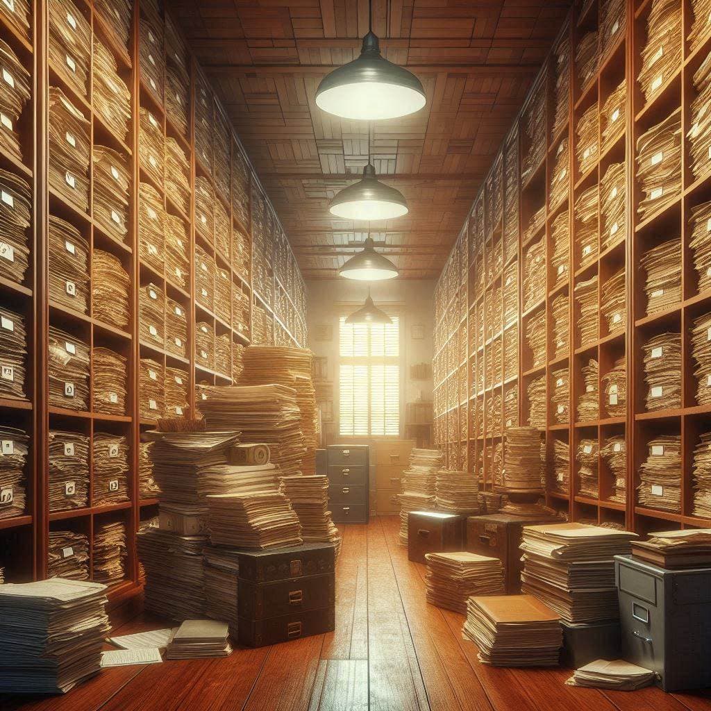 Digitize Past Records & Documents illustration